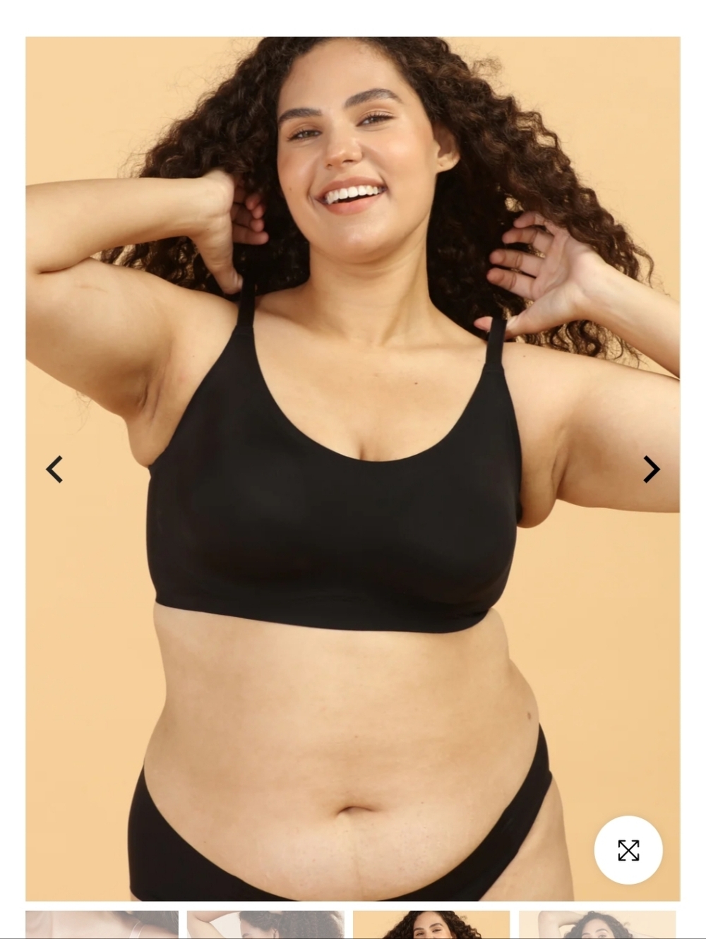 Comfelie Pullover Seamless Bra Black